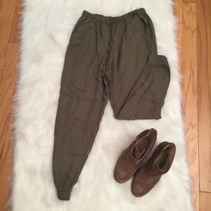 Abercrombie & Fitch Green Joggers